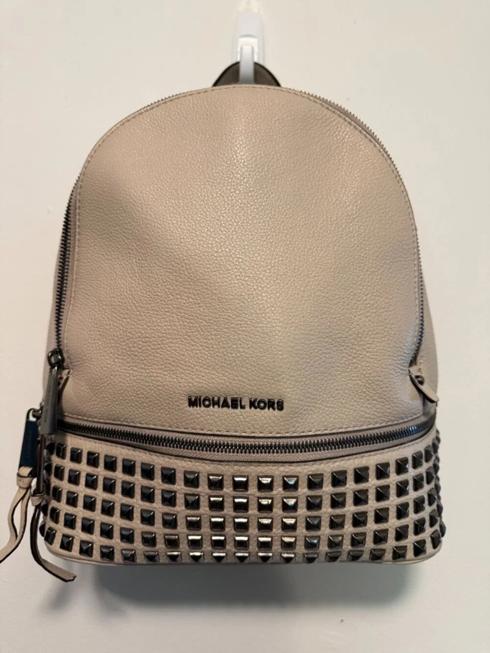 Michael Kors Rhea Small Studded Leather Back pack